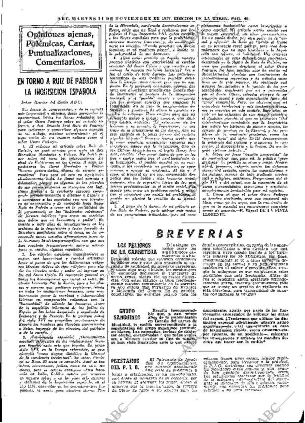 ABC MADRID 14-11-1967 página 40