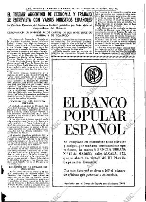 ABC MADRID 14-11-1967 página 47