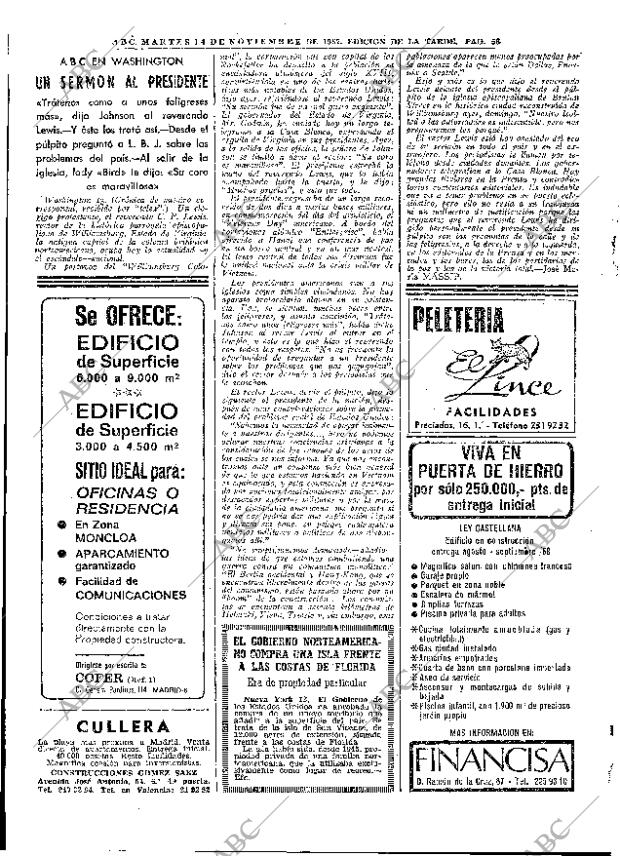 ABC MADRID 14-11-1967 página 56