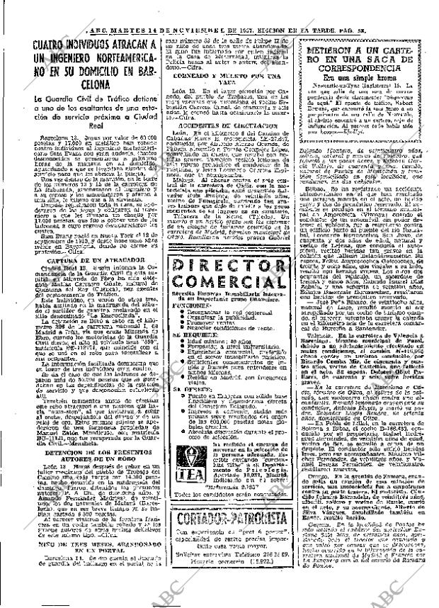 ABC MADRID 14-11-1967 página 58