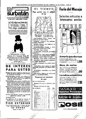 ABC MADRID 14-11-1967 página 64