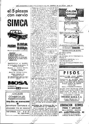 ABC MADRID 14-11-1967 página 70
