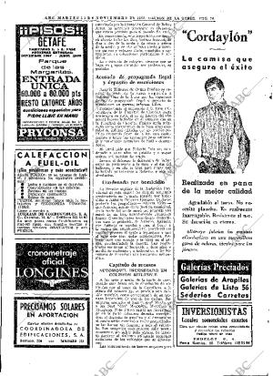 ABC MADRID 14-11-1967 página 74