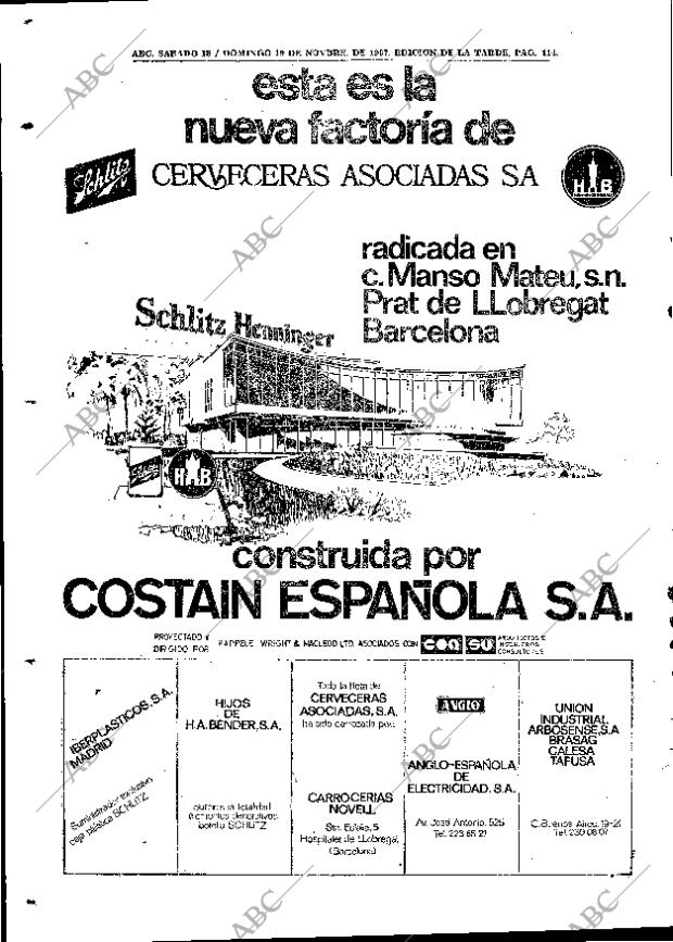 ABC MADRID 18-11-1967 página 114