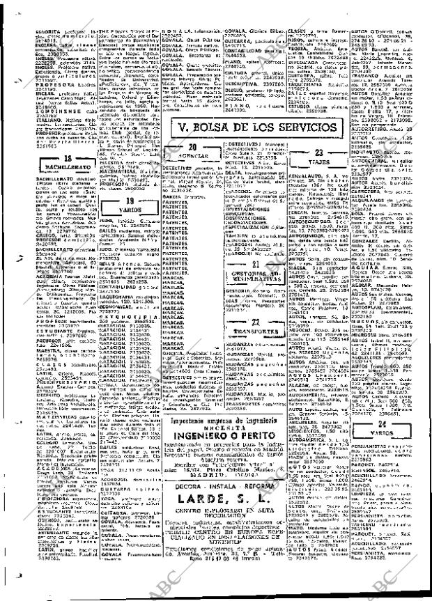 ABC MADRID 18-11-1967 página 126
