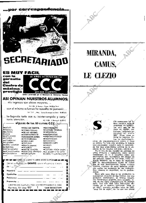 ABC MADRID 18-11-1967 página 38