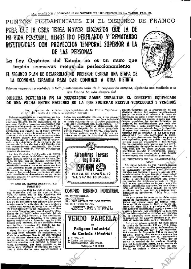 ABC MADRID 18-11-1967 página 57