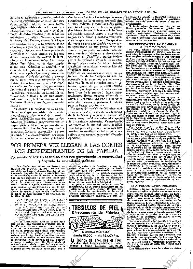 ABC MADRID 18-11-1967 página 63