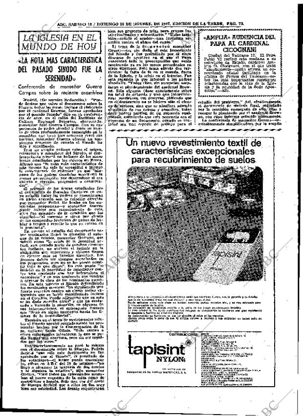 ABC MADRID 18-11-1967 página 73