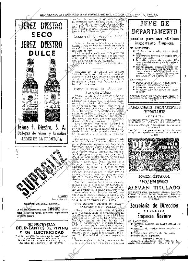 ABC MADRID 18-11-1967 página 80
