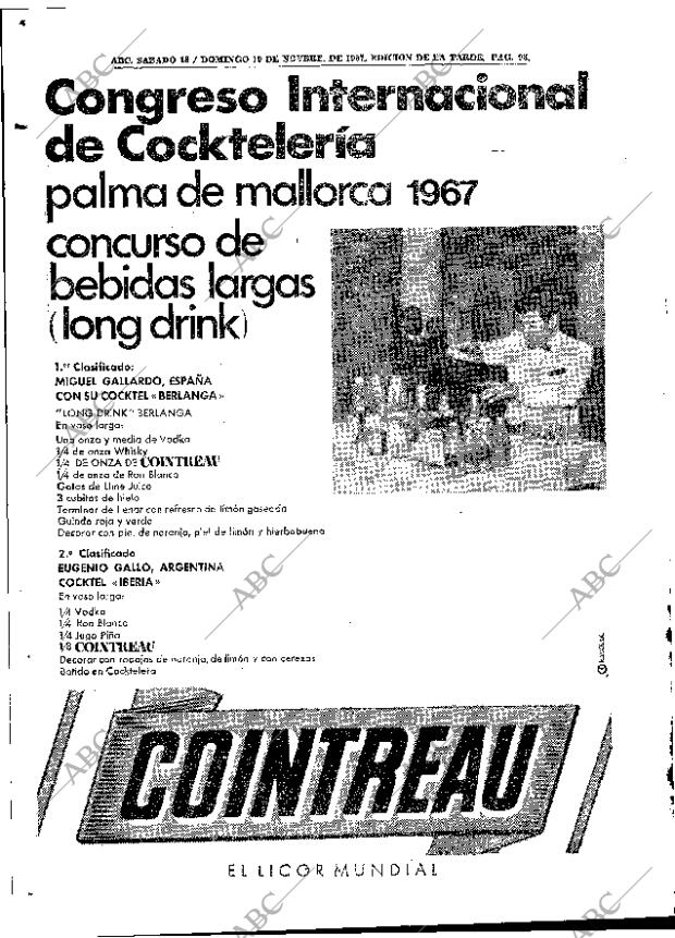 ABC MADRID 18-11-1967 página 98