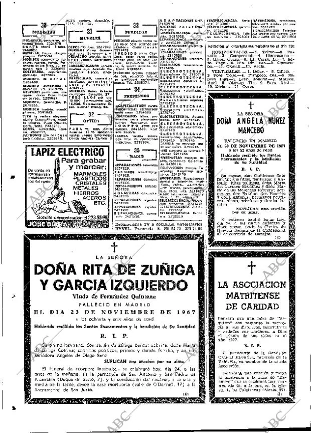 ABC MADRID 24-11-1967 página 112