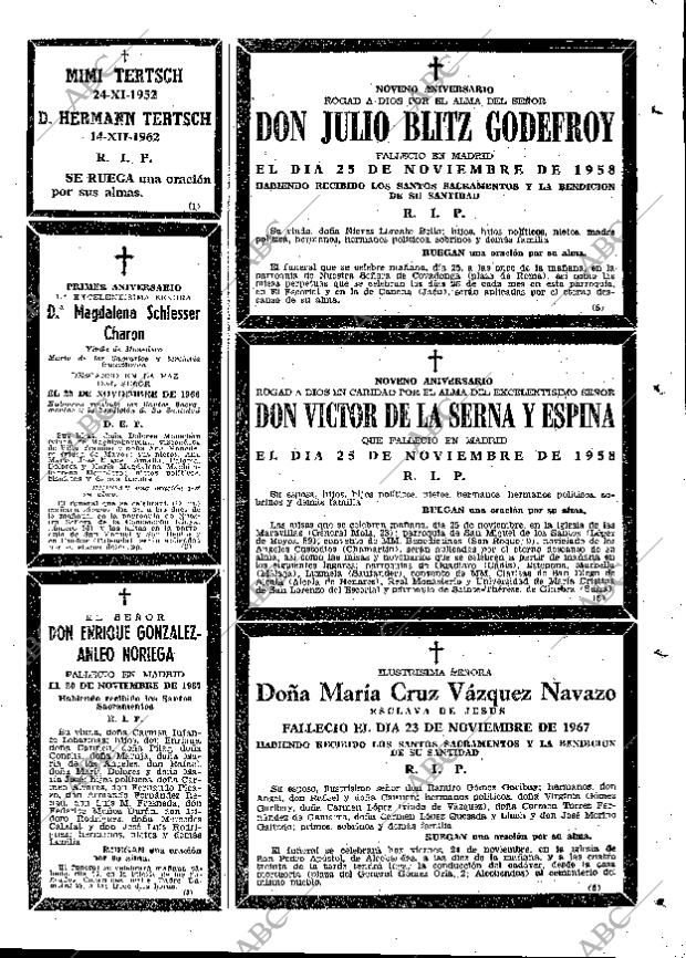 ABC MADRID 24-11-1967 página 113