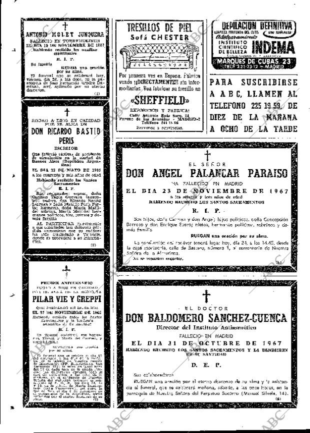 ABC MADRID 24-11-1967 página 114