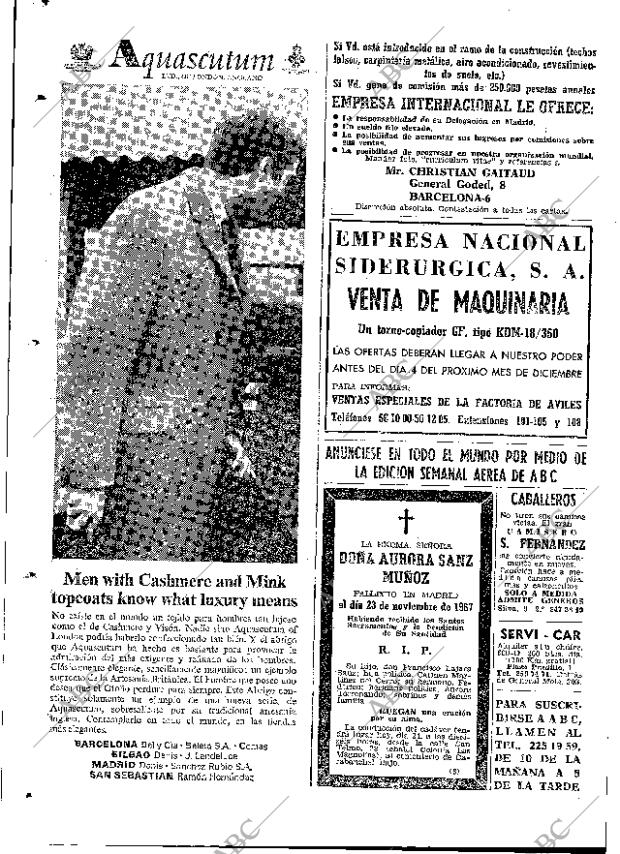 ABC MADRID 24-11-1967 página 116