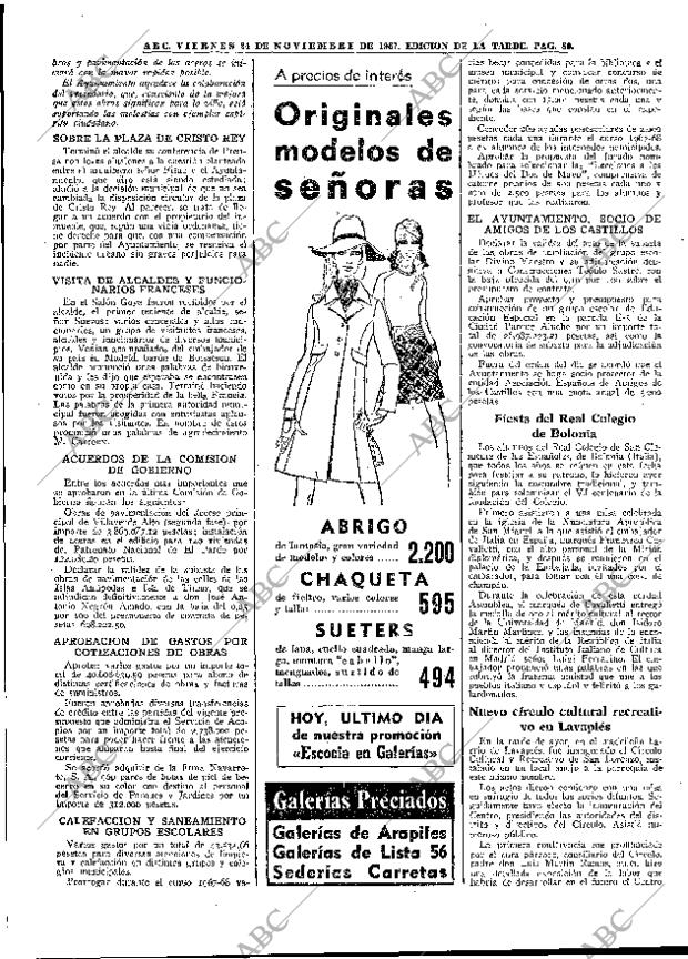 ABC MADRID 24-11-1967 página 80