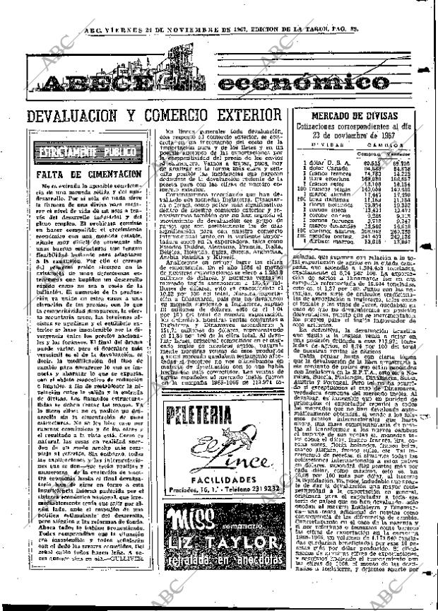 ABC MADRID 24-11-1967 página 89