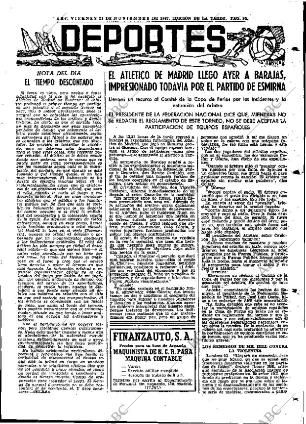 ABC MADRID 24-11-1967 página 95