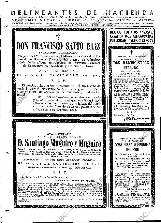 ABC MADRID 25-11-1967 página 130