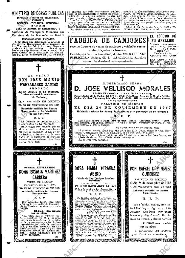 ABC MADRID 25-11-1967 página 132