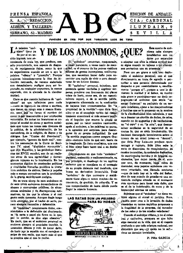 ABC MADRID 25-11-1967 página 3