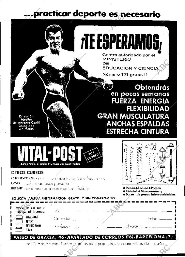 ABC MADRID 25-11-1967 página 46