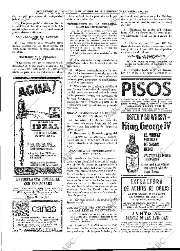 ABC MADRID 25-11-1967 página 56