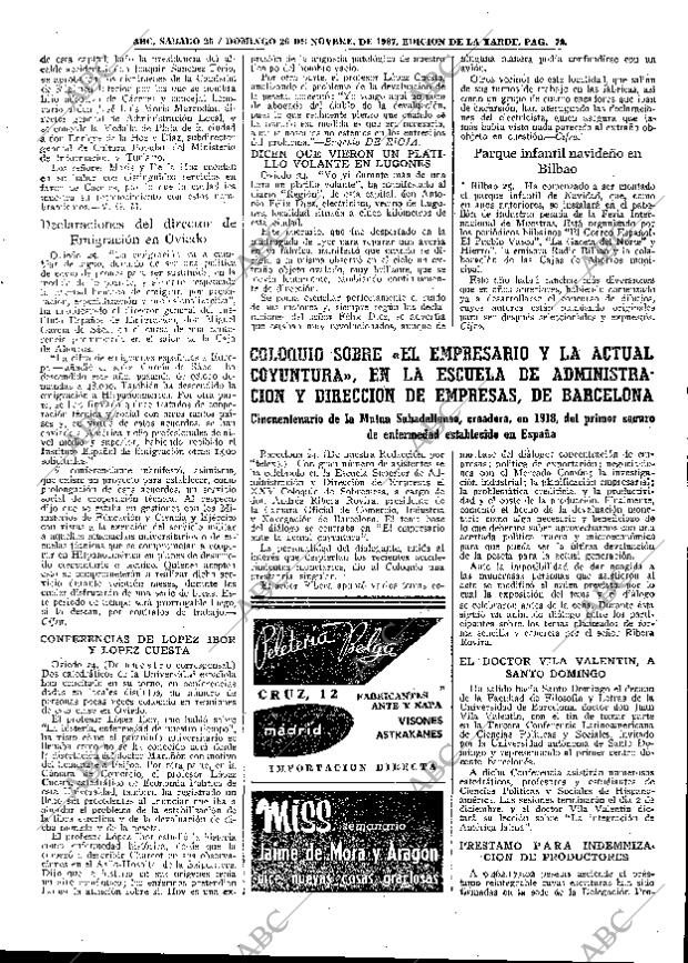 ABC MADRID 25-11-1967 página 79