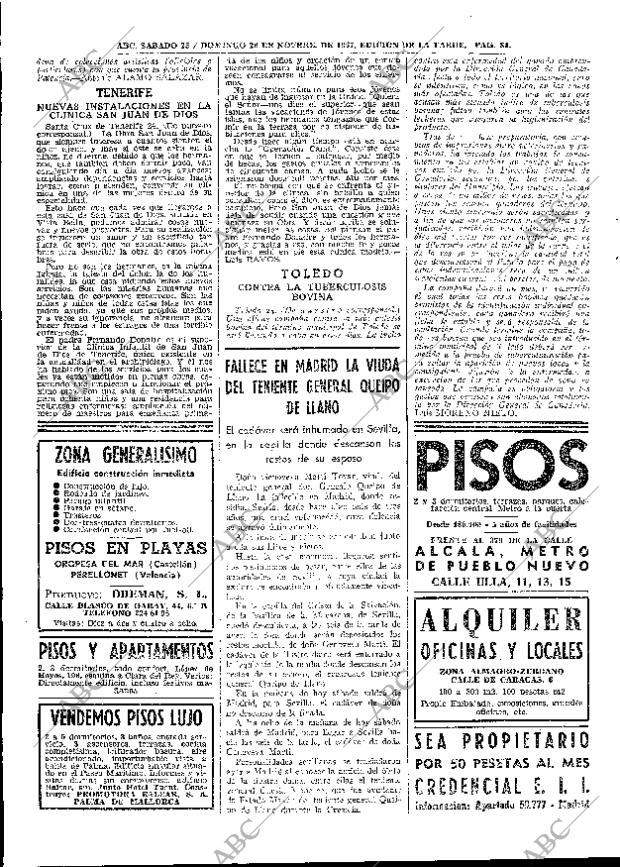 ABC MADRID 25-11-1967 página 84