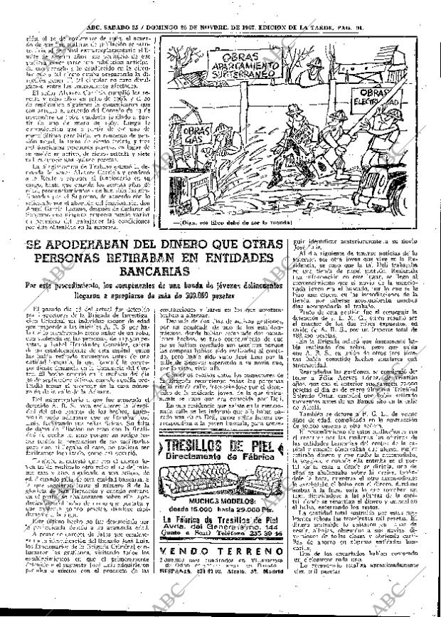 ABC MADRID 25-11-1967 página 91