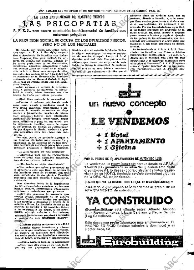 ABC MADRID 25-11-1967 página 95