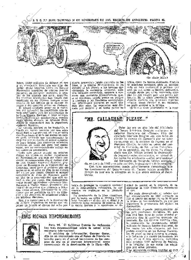 ABC SEVILLA 26-11-1967 página 63