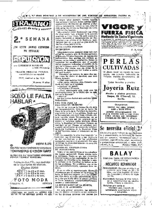 ABC SEVILLA 26-11-1967 página 78