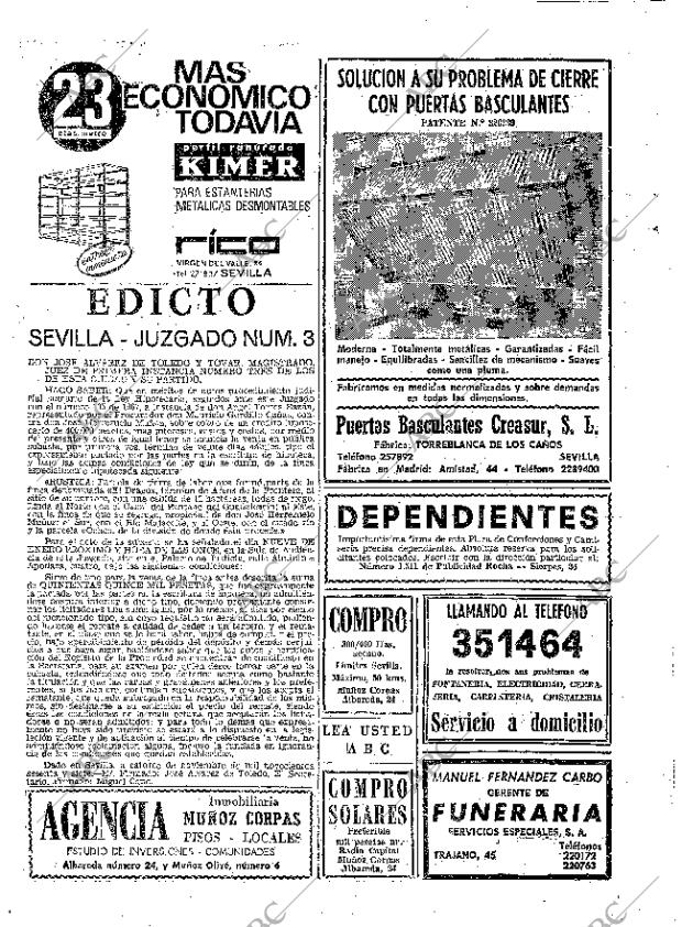 ABC SEVILLA 28-11-1967 página 92