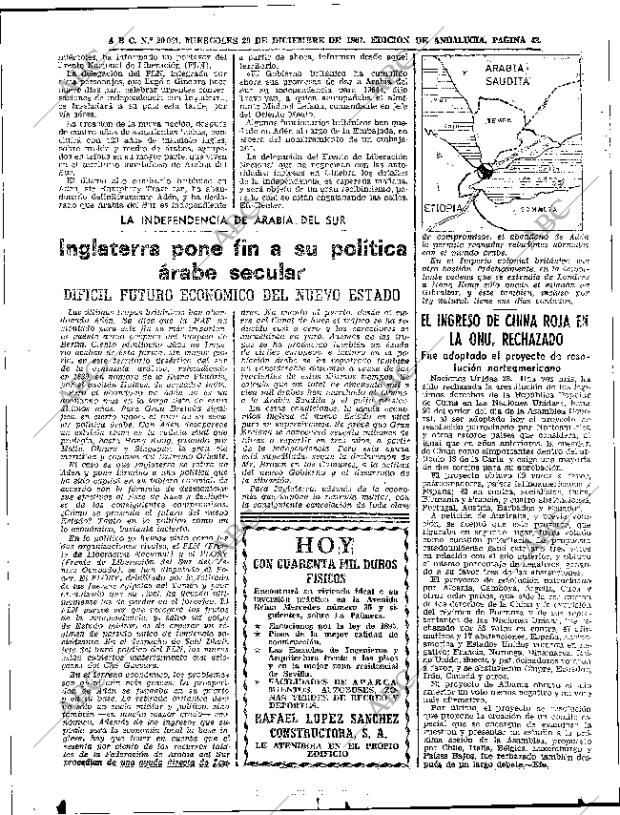 ABC SEVILLA 29-11-1967 página 42