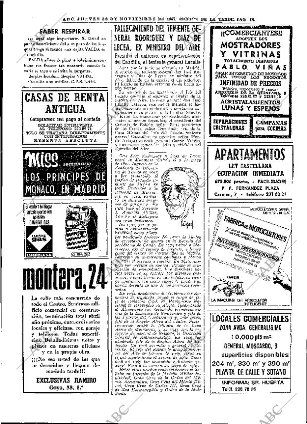 ABC MADRID 30-11-1967 página 60