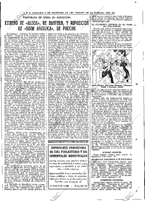 ABC MADRID 02-12-1967 página 113