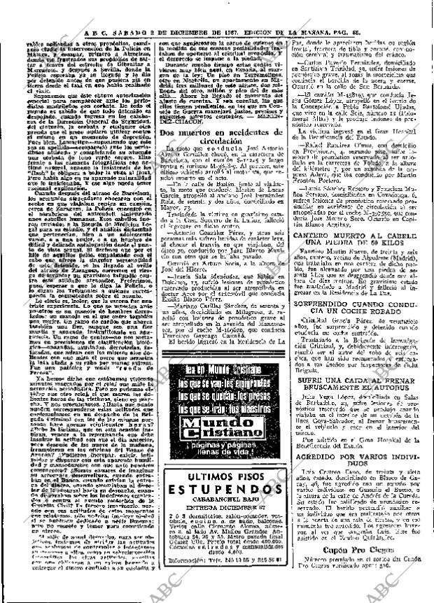 ABC MADRID 02-12-1967 página 88