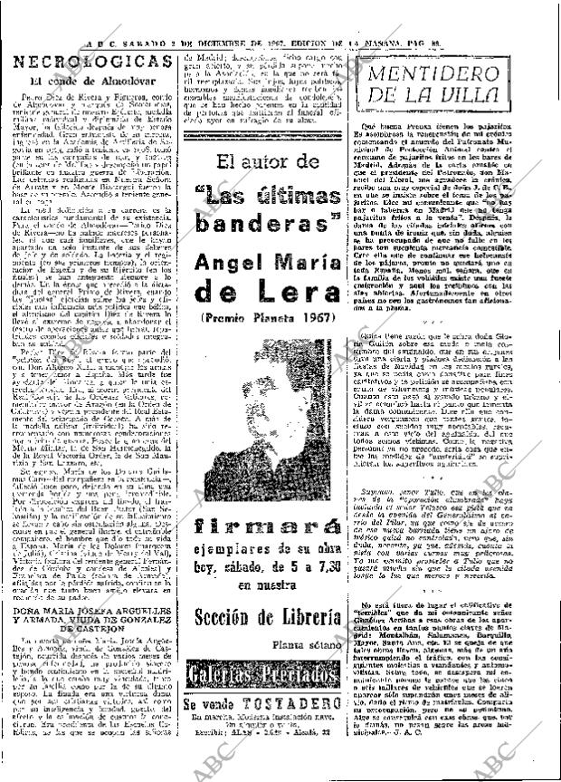 ABC MADRID 02-12-1967 página 89