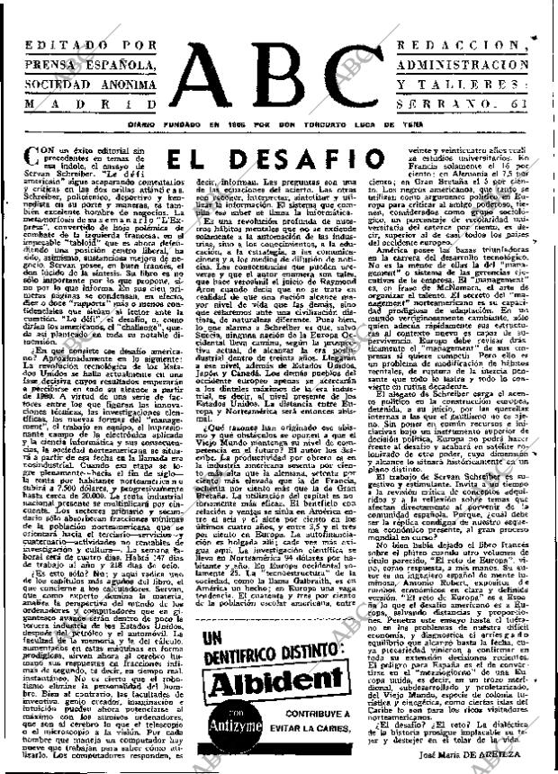 ABC MADRID 06-12-1967 página 3