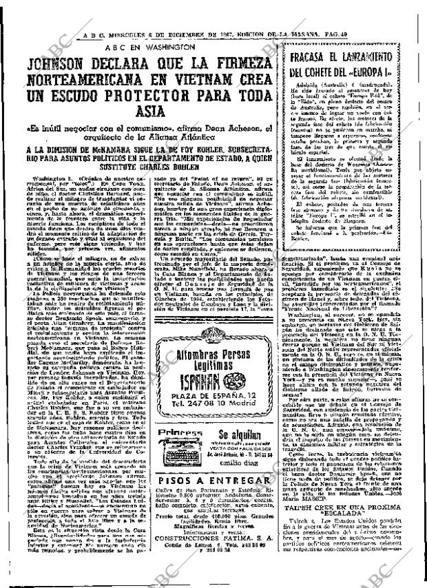 ABC MADRID 06-12-1967 página 49