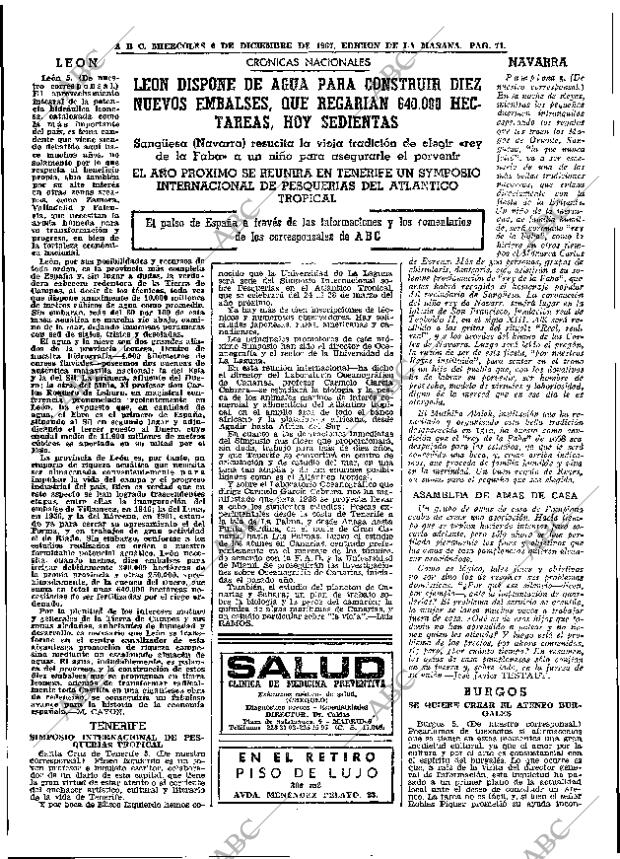 ABC MADRID 06-12-1967 página 71