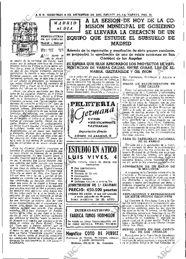 ABC MADRID 06-12-1967 página 75