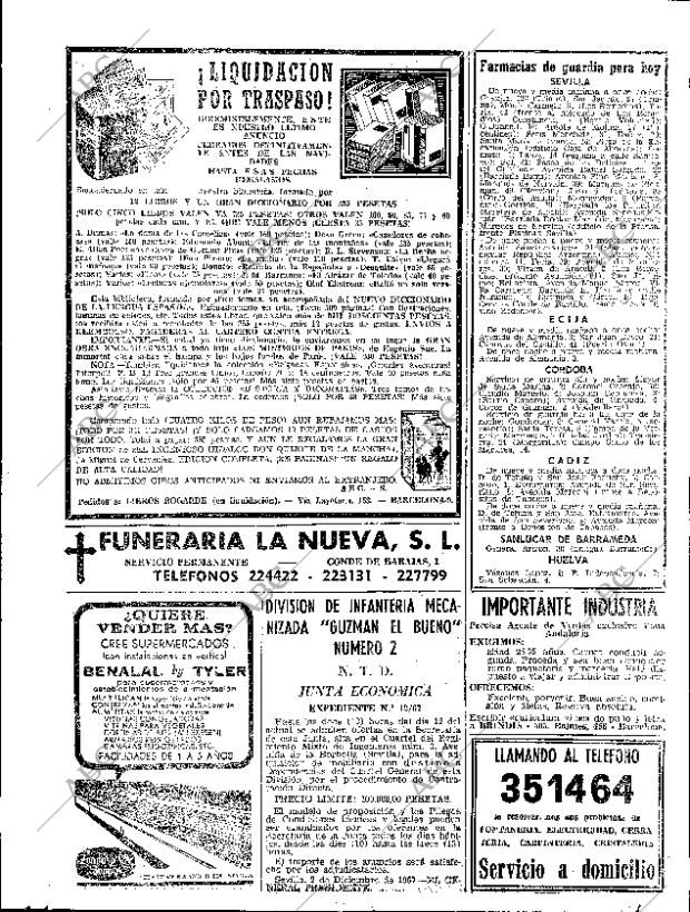 ABC SEVILLA 06-12-1967 página 90