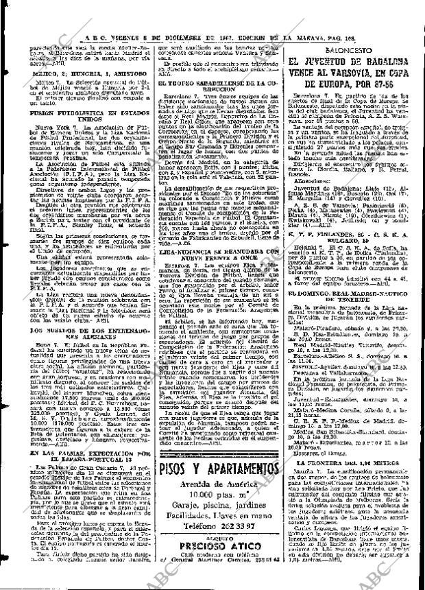 ABC MADRID 08-12-1967 página 108