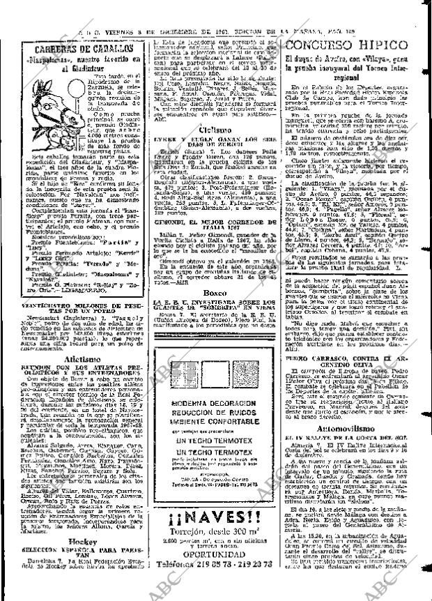 ABC MADRID 08-12-1967 página 109