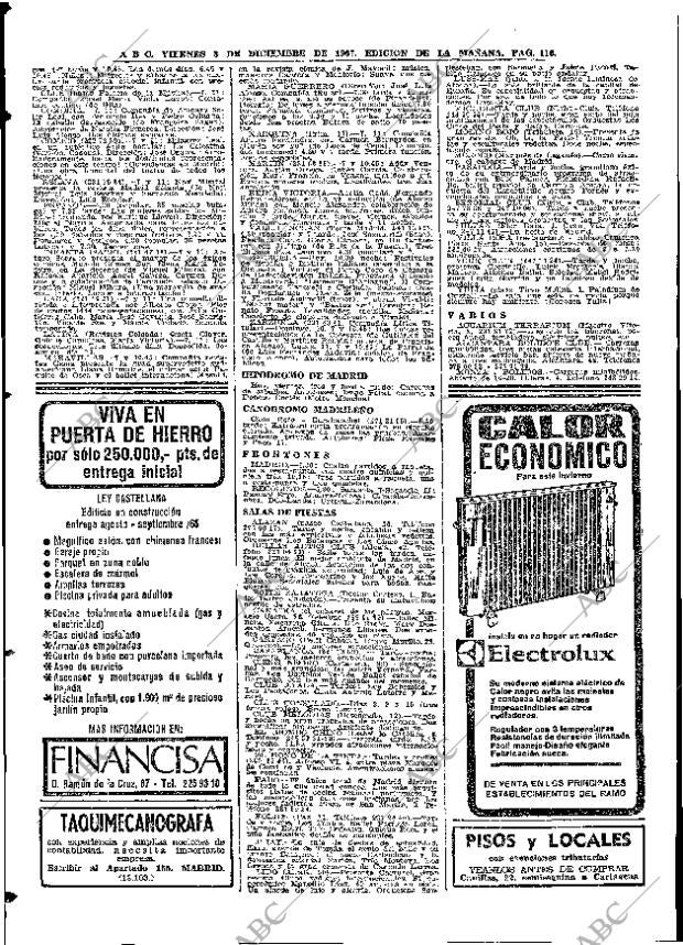 ABC MADRID 08-12-1967 página 116