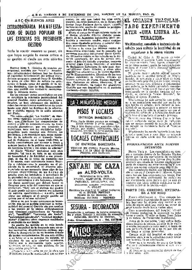ABC MADRID 08-12-1967 página 62