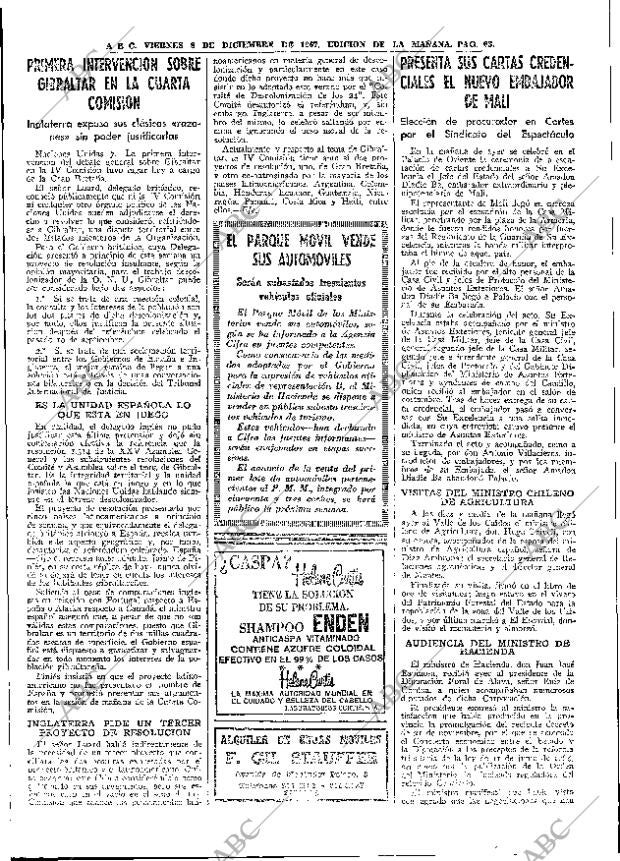 ABC MADRID 08-12-1967 página 63