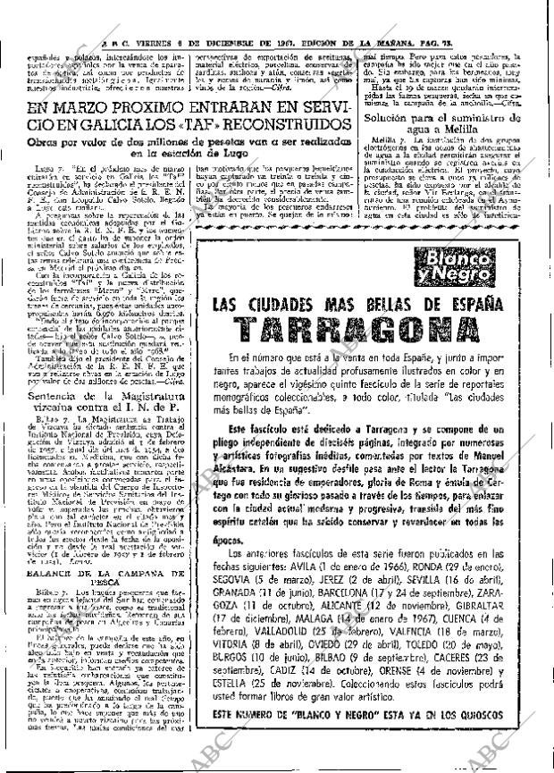 ABC MADRID 08-12-1967 página 73